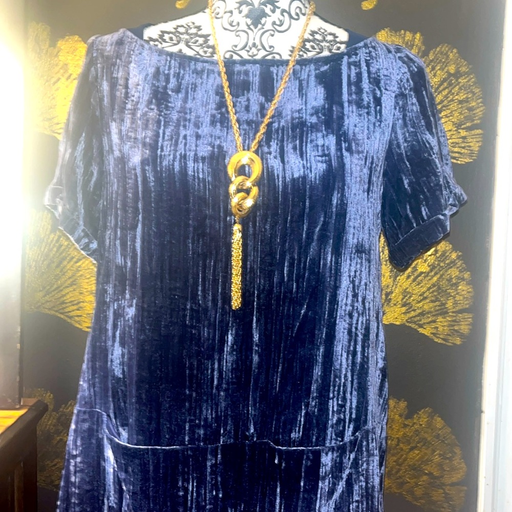 Anthropologie Velvet Dress